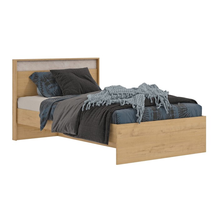 Кровать «Стэнфорд», 1200 × 2000 мм, цвет дуб бунратти / слейт