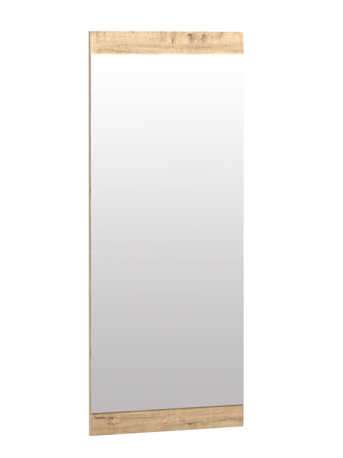 Зеркало навесное НМ 011.90, 1242х20х504, Дуб Бунратти